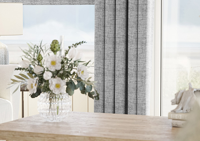 Melrose (Blackout), Wool Grey - Made to Measure Curtains - Image 5